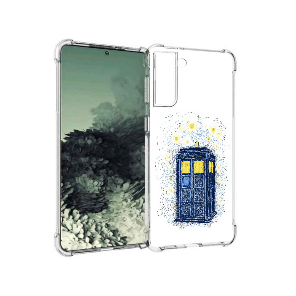 

Чехол MyPads Tocco для Samsung Galaxy S21+ будка рисунок (PT157355.533.249), Прозрачный, Tocco