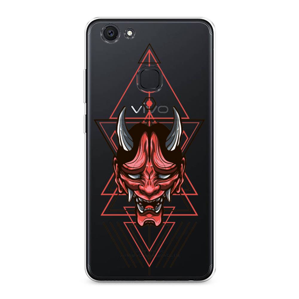 

Чехол для Vivo V7 Plus "Hanya Oni mask", Серый;красный;черный, 260750-4