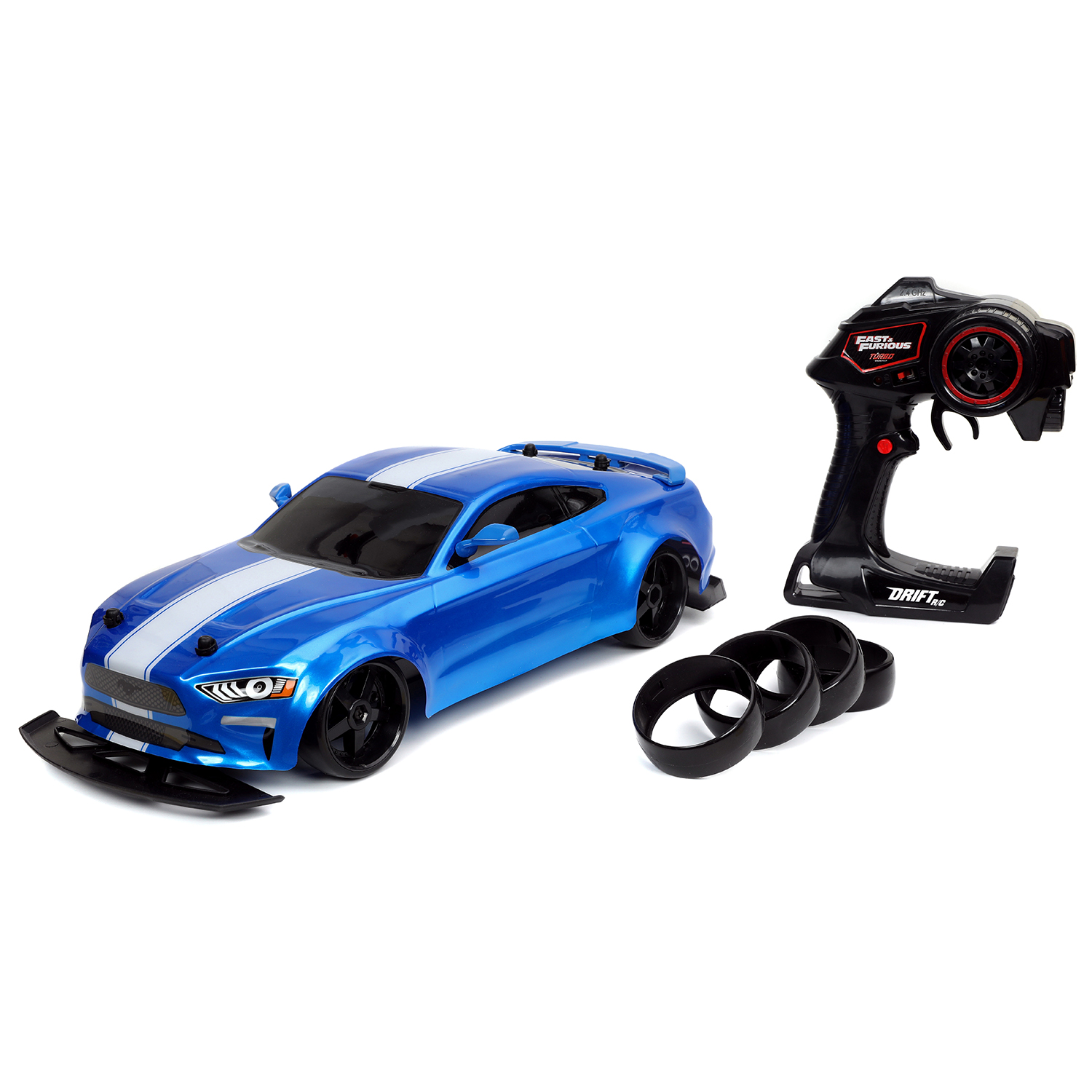 Модель Jada Toys Р/У Машинки Форсаж 1:10 2018 Ford Mustang GT-Wide Body