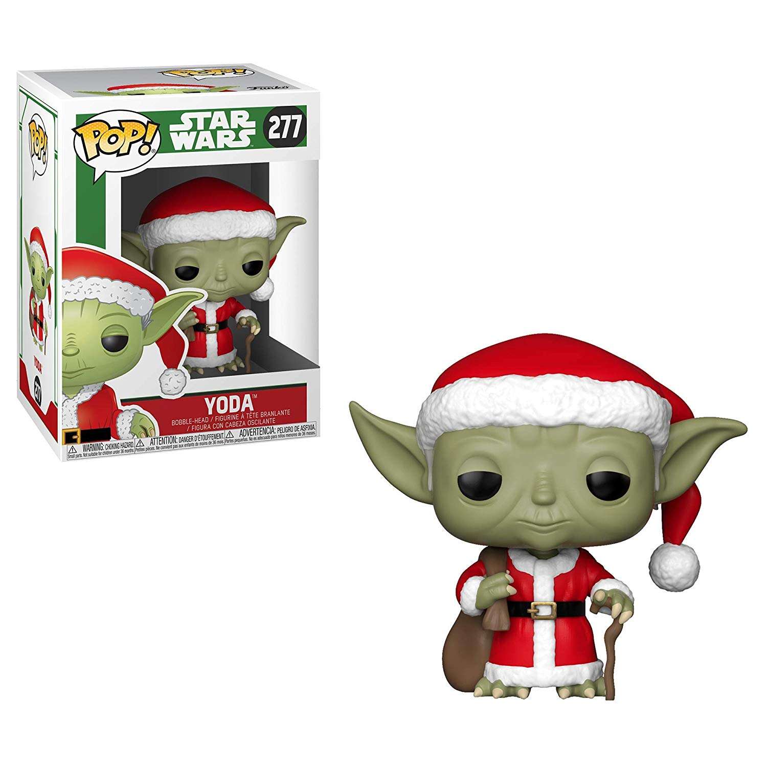 

Фигурка Funko POP! Bobble Star Wars Holiday Santa Yoda (277) 33885