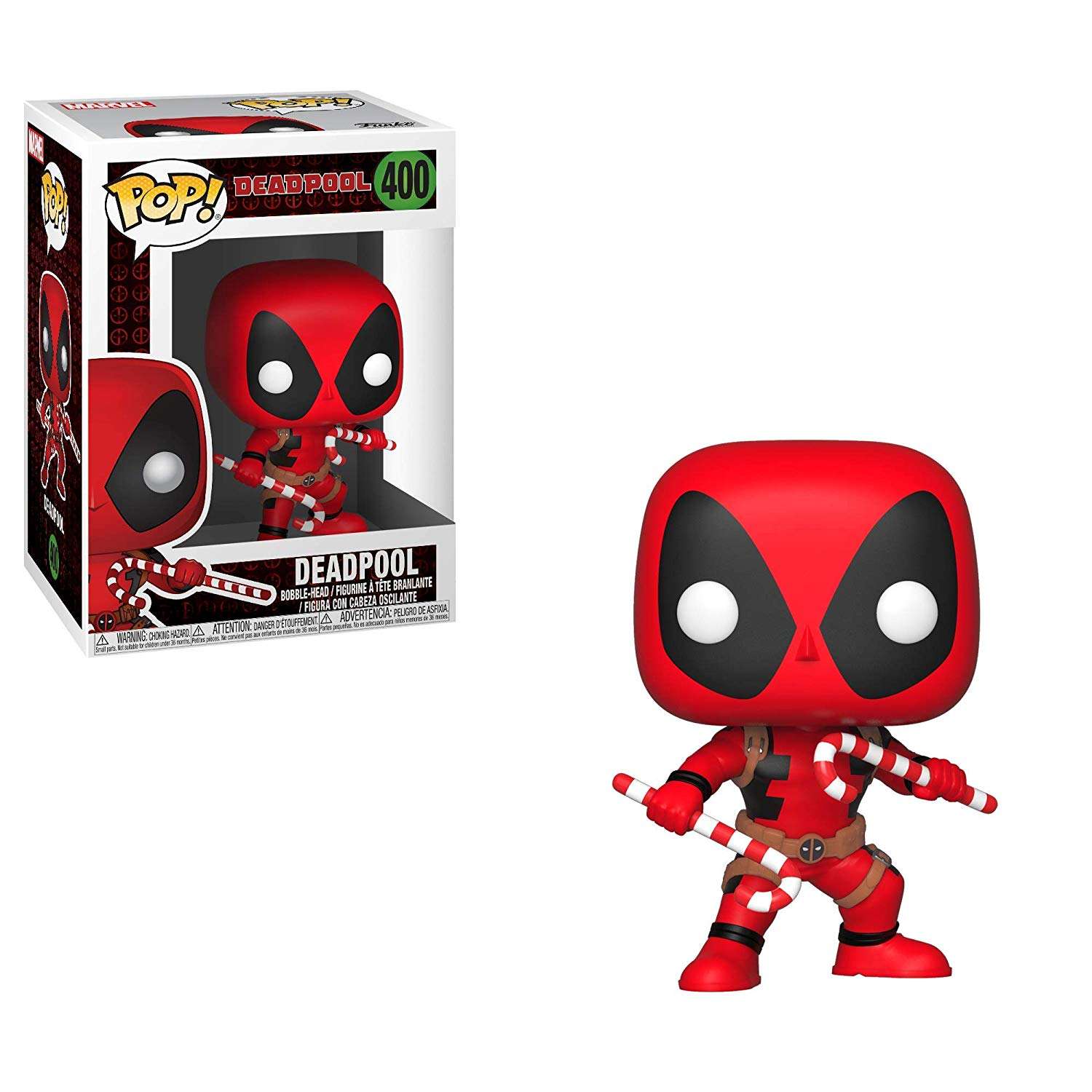 

Фигурка Funko POP! Bobble Marvel Holiday Deadpool w/ Candy Canes (400) 33985