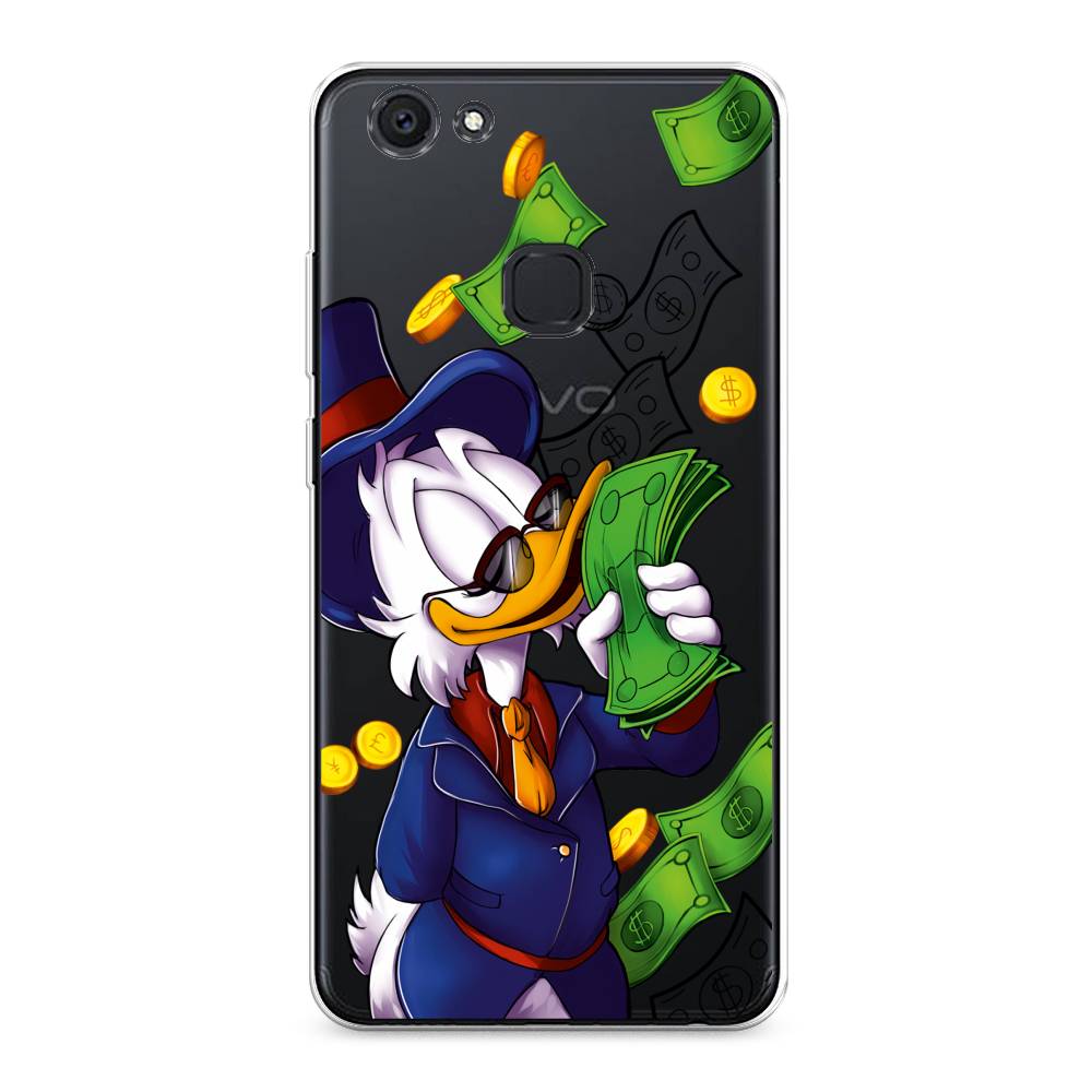 

Чехол для Vivo V7 Plus "Scrooge McDuck with Money", Синий;зеленый;белый, 260750-6