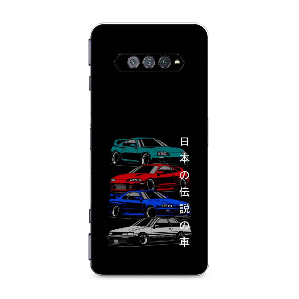 

Чехол Awog на Xiaomi Black Shark 4/4S/4S Pro/4 Pro "JDM Legend cars", Разноцветный, 311550-5