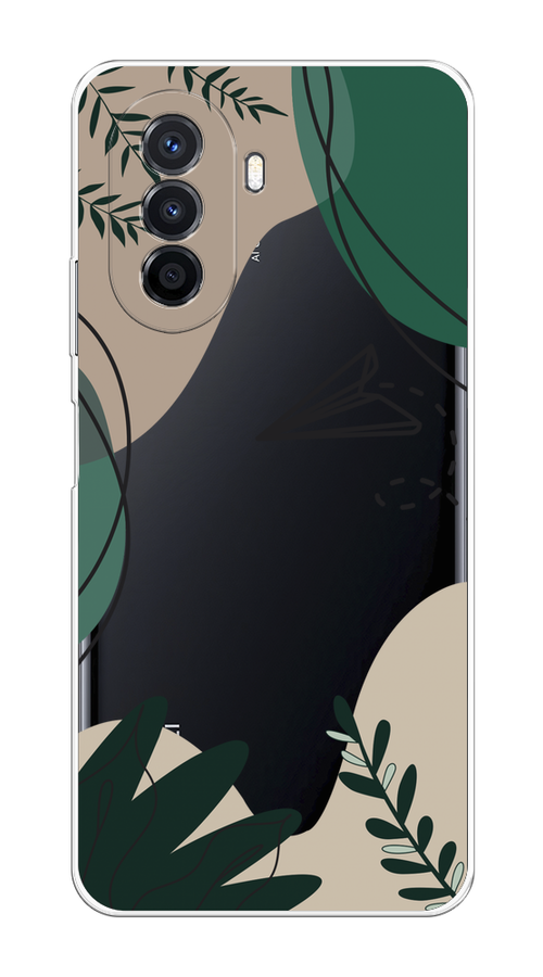 

Чехол на Huawei Nova Y70/Y71 "Secret Garden", Зеленый;бежевый;черный, 6109150-1