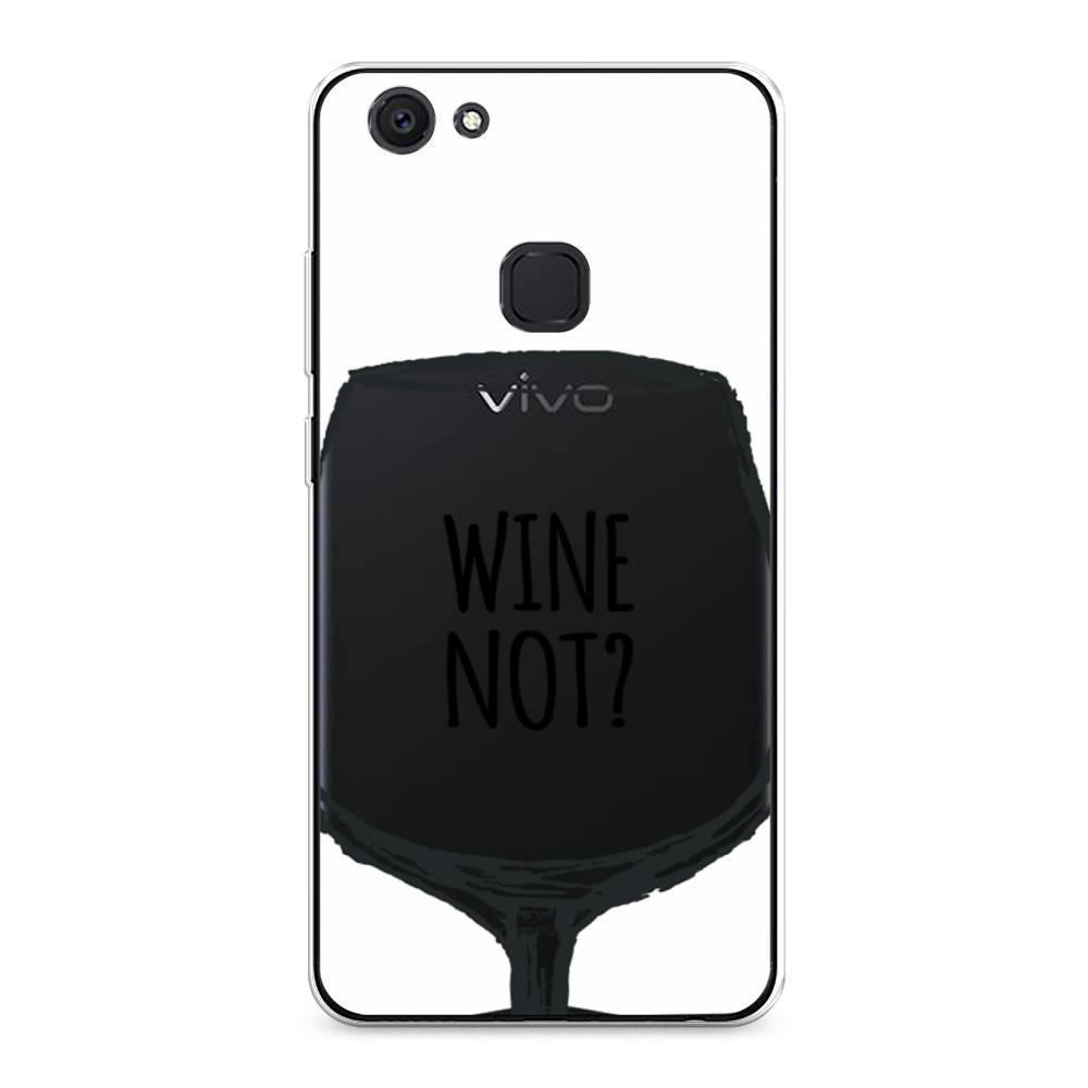 

Чехол для Vivo V7 Plus "Wine not white", Белый, 260750-6