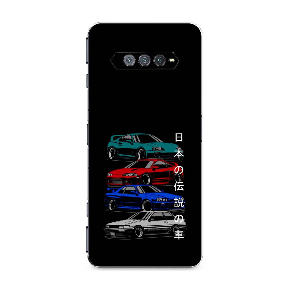 

Чехол Awog на Xiaomi Black Shark 4/4S/4S Pro/4 Pro "JDM Legend cars", Разноцветный, 311650-5