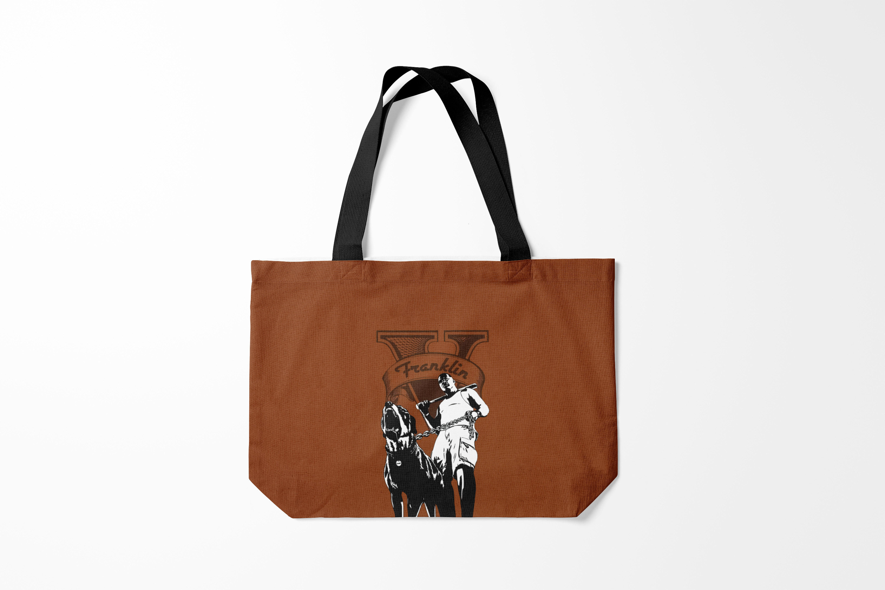 

Сумка шoппер унисекс Burnettie GTA Franklin, коричневый, GTA Franklin