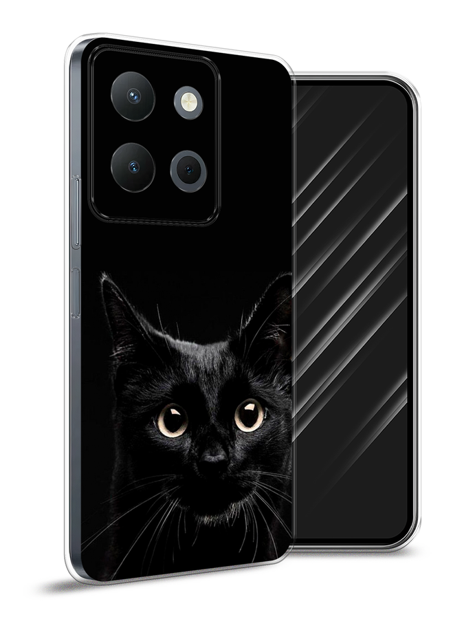

Чехол Awog на Vivo Y36 4G "Добрый кот", Черный, 269250-1