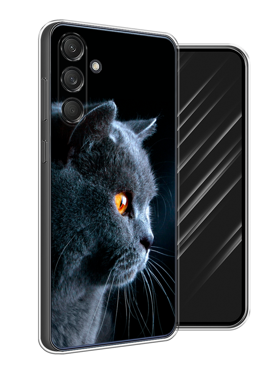 

Чехол Awog на Samsung Galaxy M55 "Благородный кот британец", Черный;серый;оранжевый, 2109650-1
