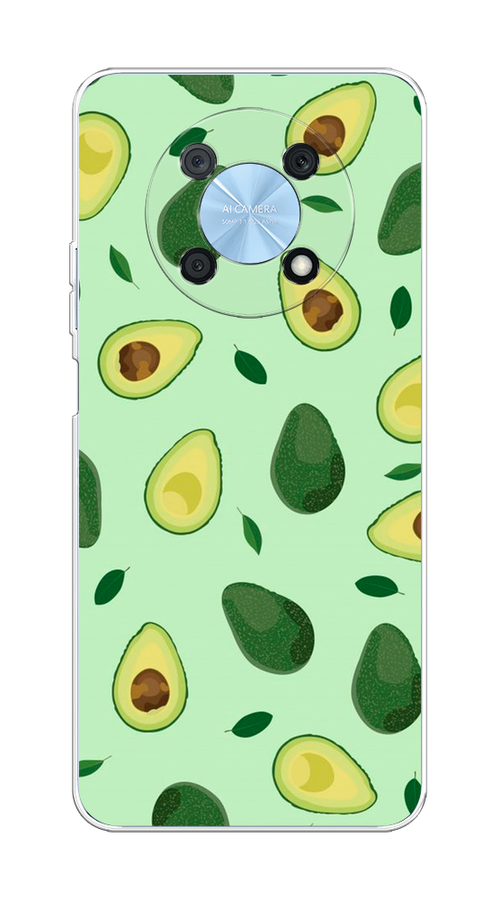 

Чехол на Huawei Nova Y90 "Blue avocado", Коричневый;зеленый, 6109350-1