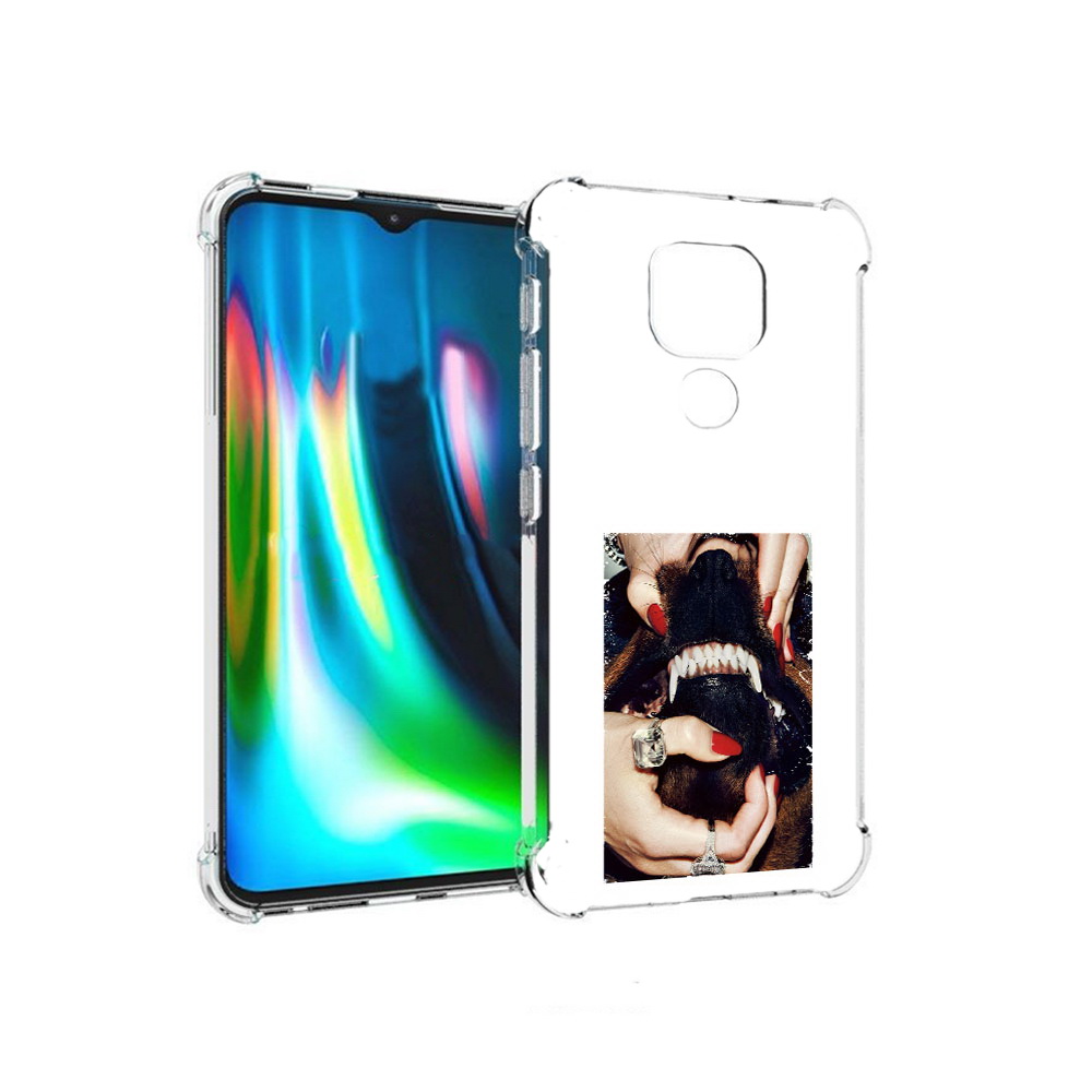 

Чехол MyPads Tocco для Motorola Moto E7 Plus маникюр (PT155921.339.457), Прозрачный, Tocco