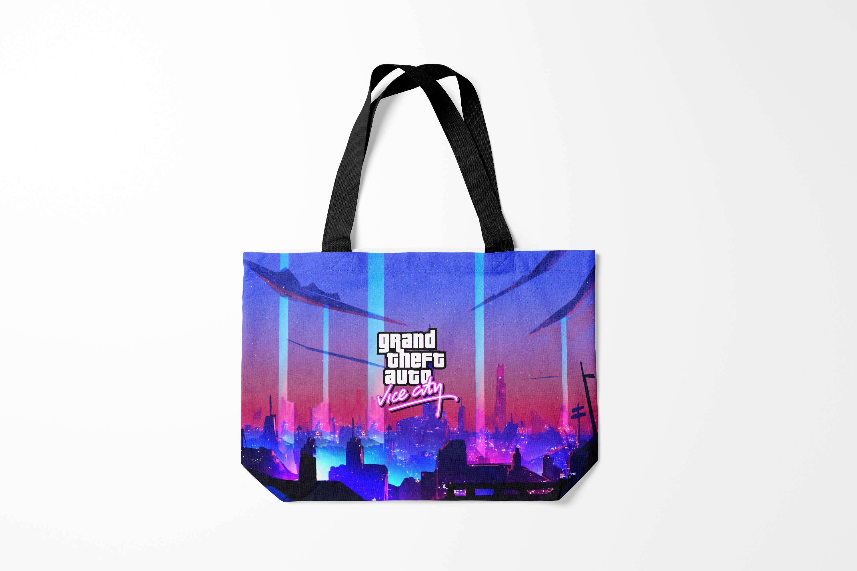 

Сумка шoппер унисекс Burnettie GTA, синий; розовый, GTA