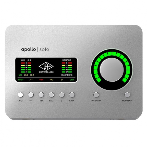 Аудиоинтерфейс Universal Audio Apollo Solo USB Heritage Edition
