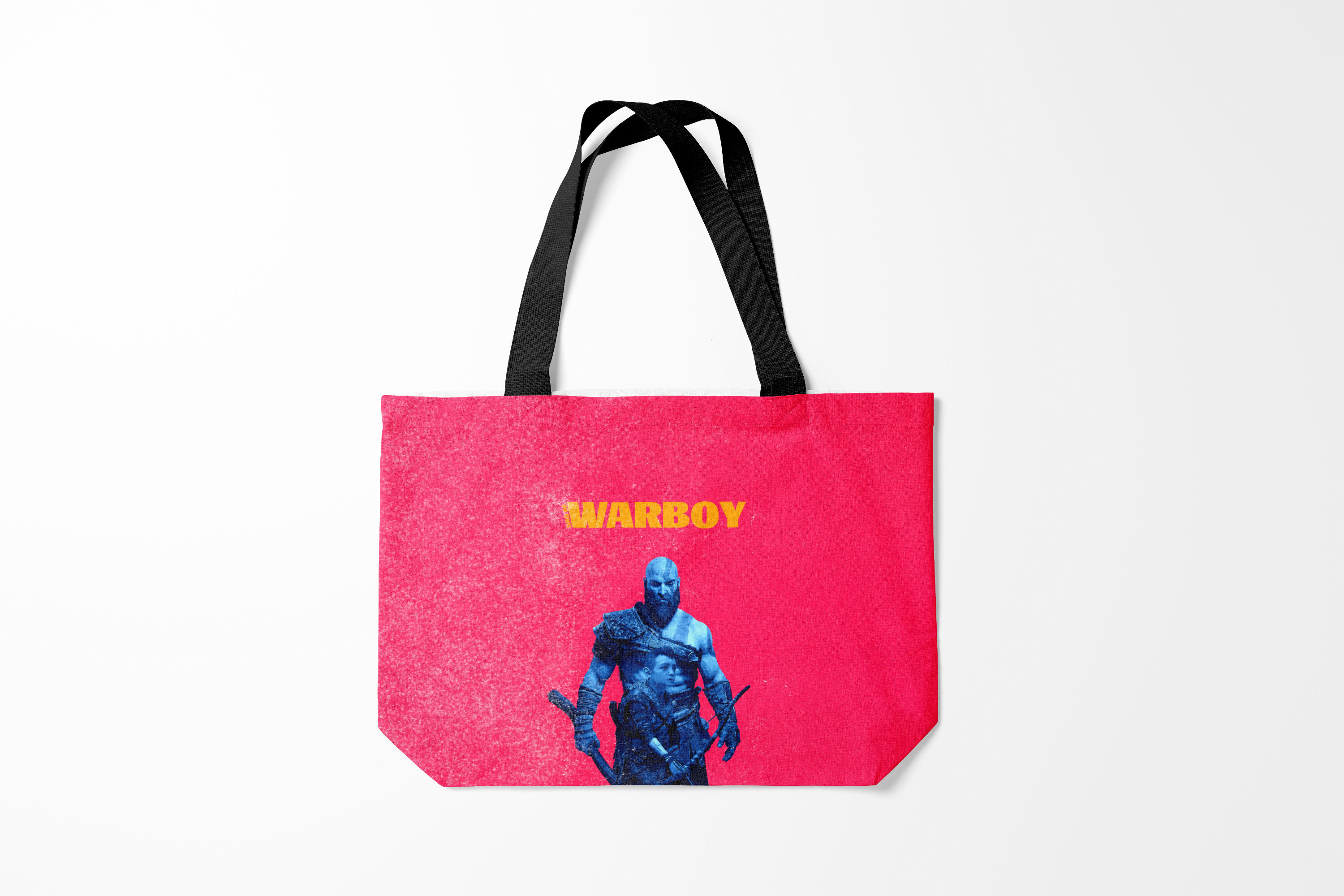 

Сумка шoппер унисекс Burnettie God of war Warboy, розовый, God of war Warboy