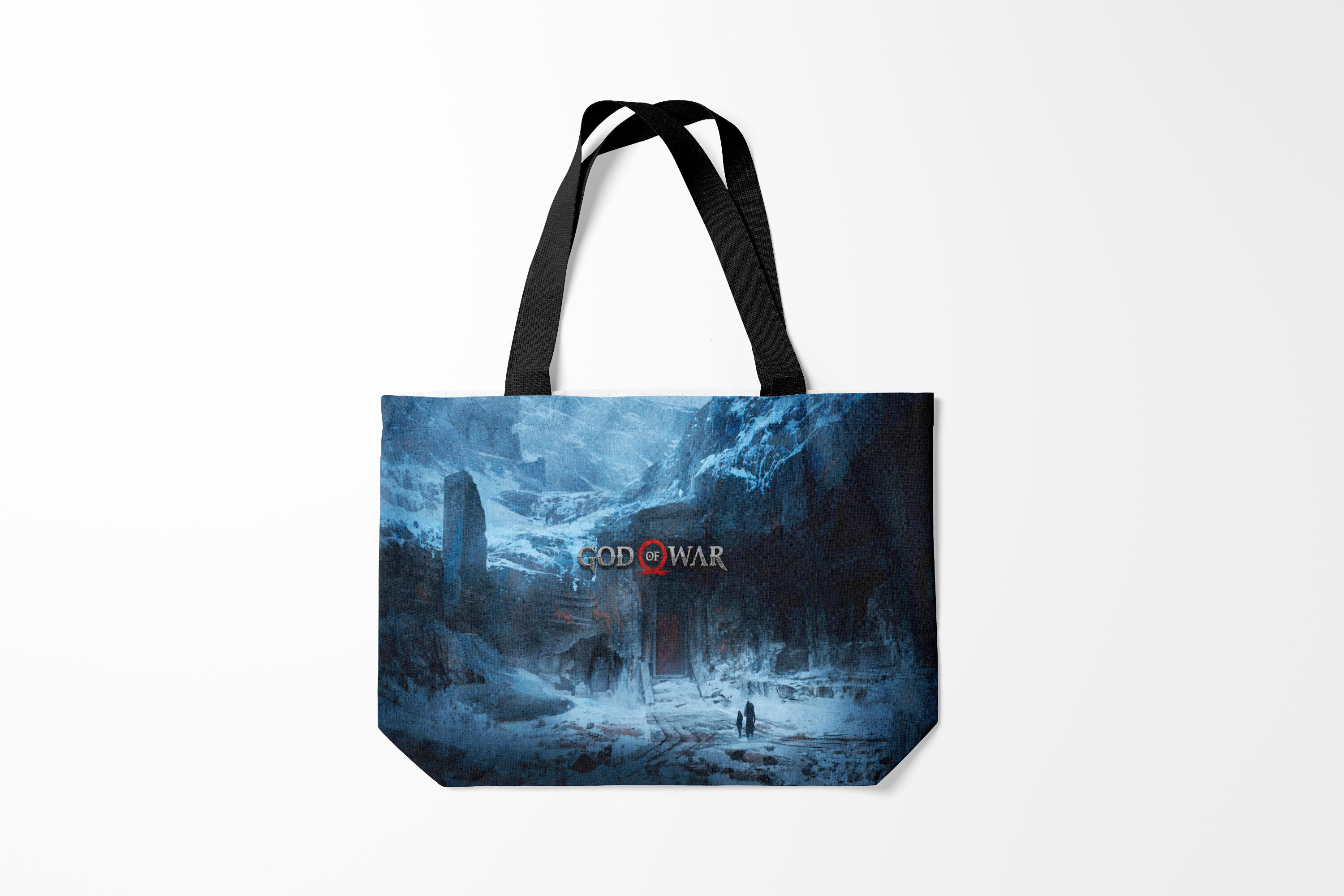 

Сумка шoппер унисекс Burnettie God of war WAR., синий, God of war WAR.