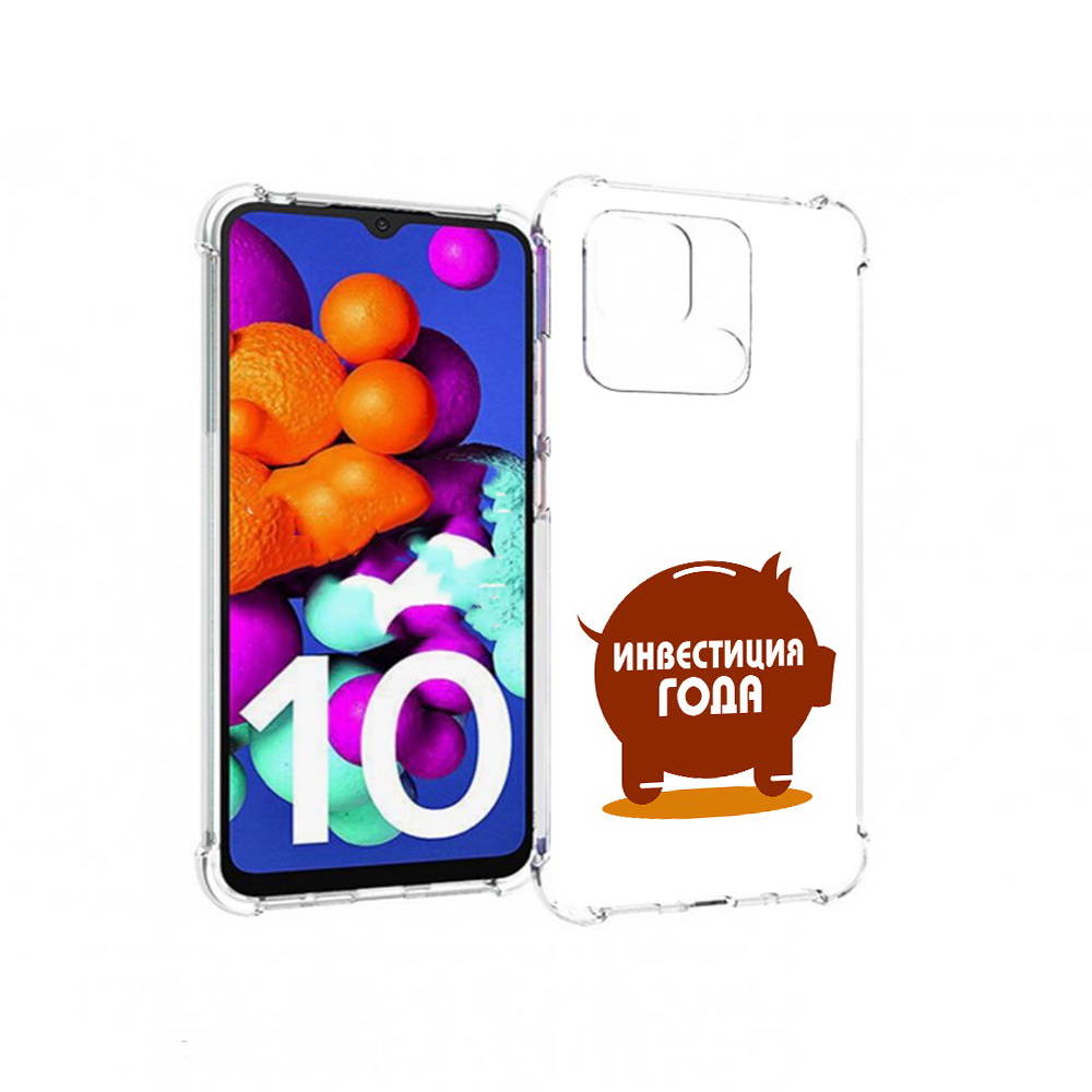 

Чехол MyPads Tocco для Xiaomi Redmi 10C инвестиция, Прозрачный, Tocco