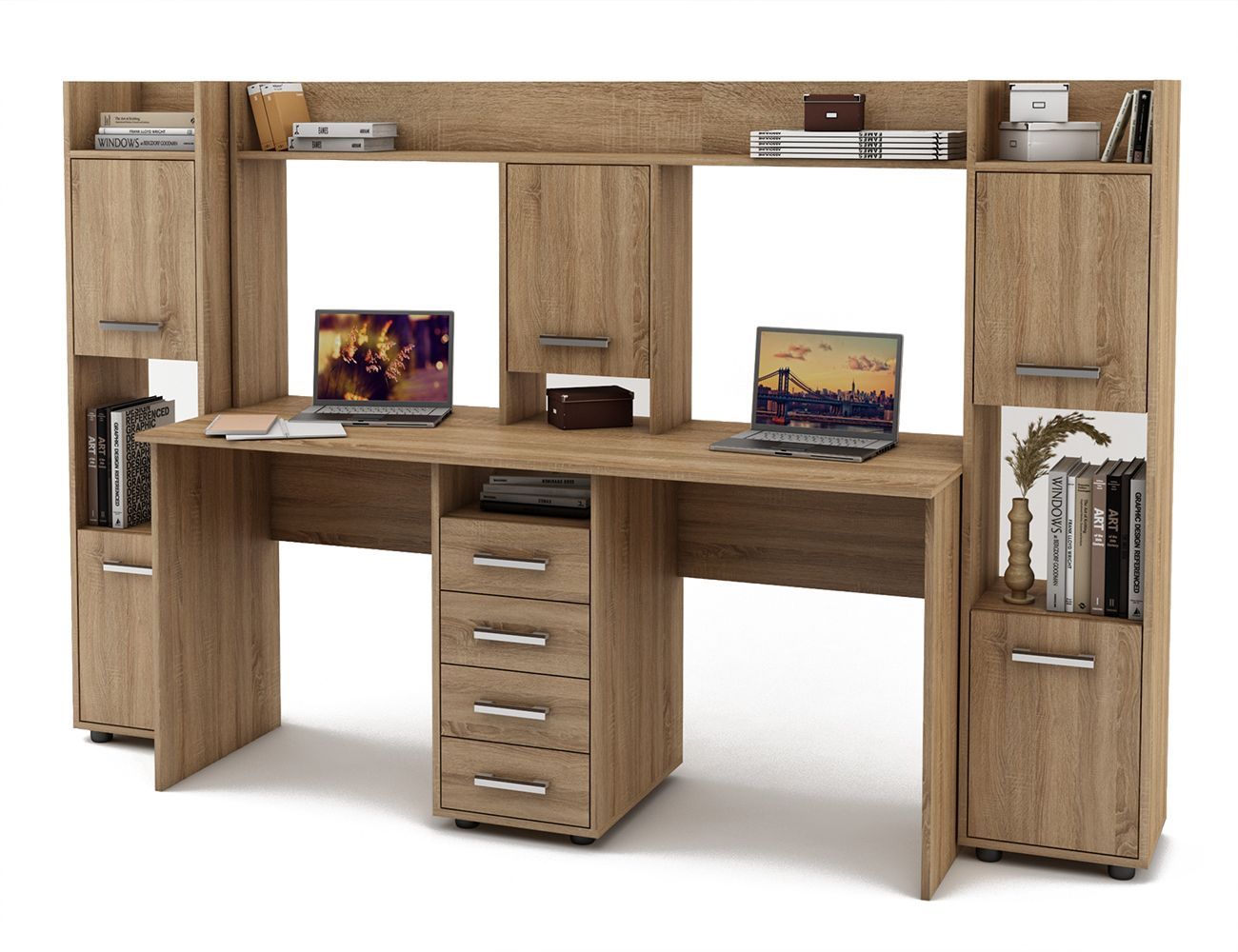 

Уголок школьника Остин-16 (СТО-1 + ПСО-16 + СТО-1)-Дуб-сонома, Уголок школьника Остин-16