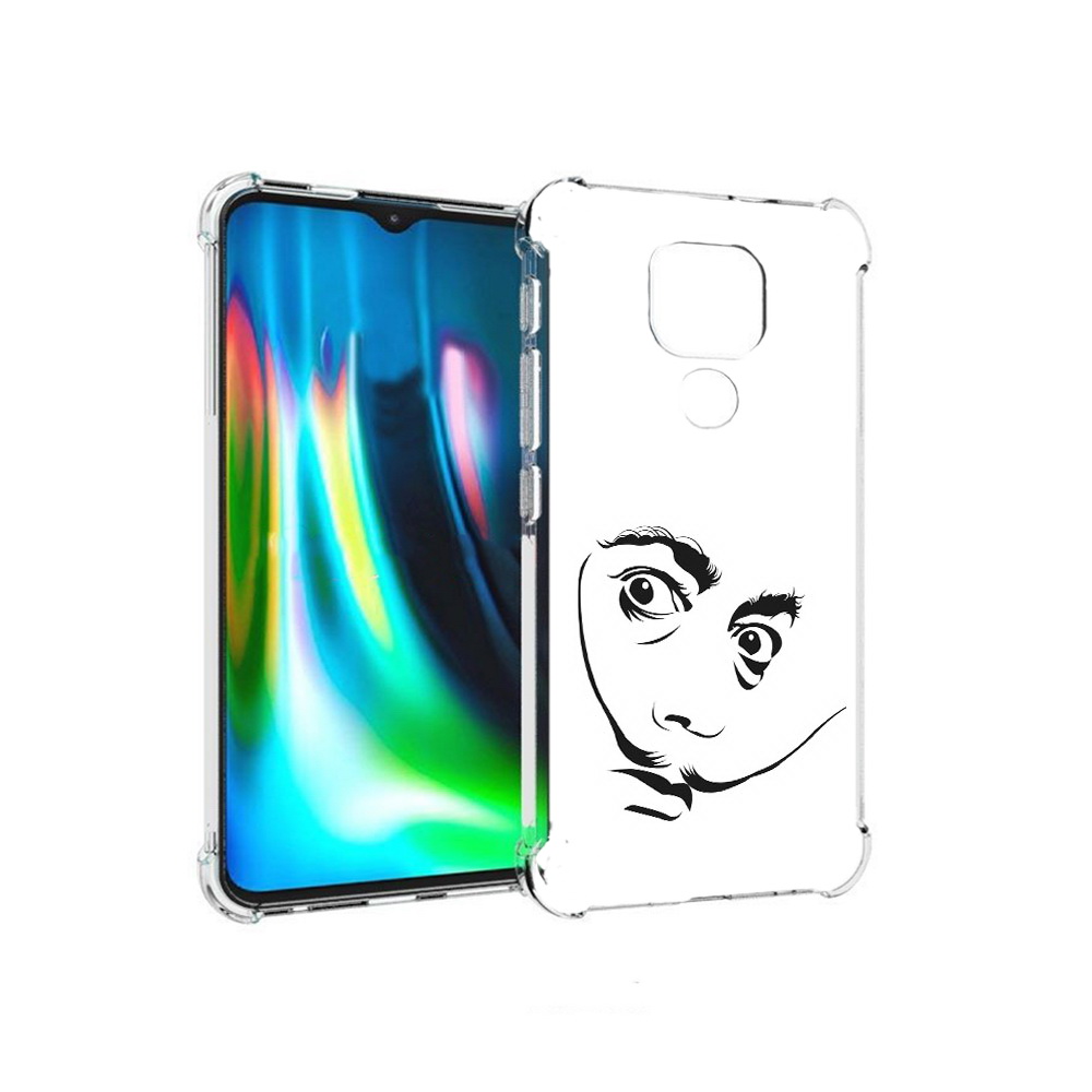 

Чехол MyPads Tocco для Motorola Moto E7 Plus мужчина с длинными усами (PT155921.339.487), Прозрачный, Tocco
