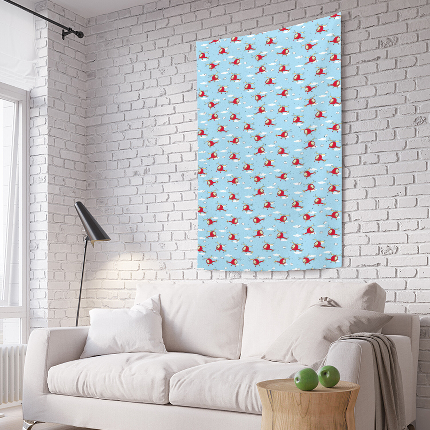

Вертикальное фотопанно на стену JoyArty Вертолеты в небе 150x200 см, Вертолеты в небе