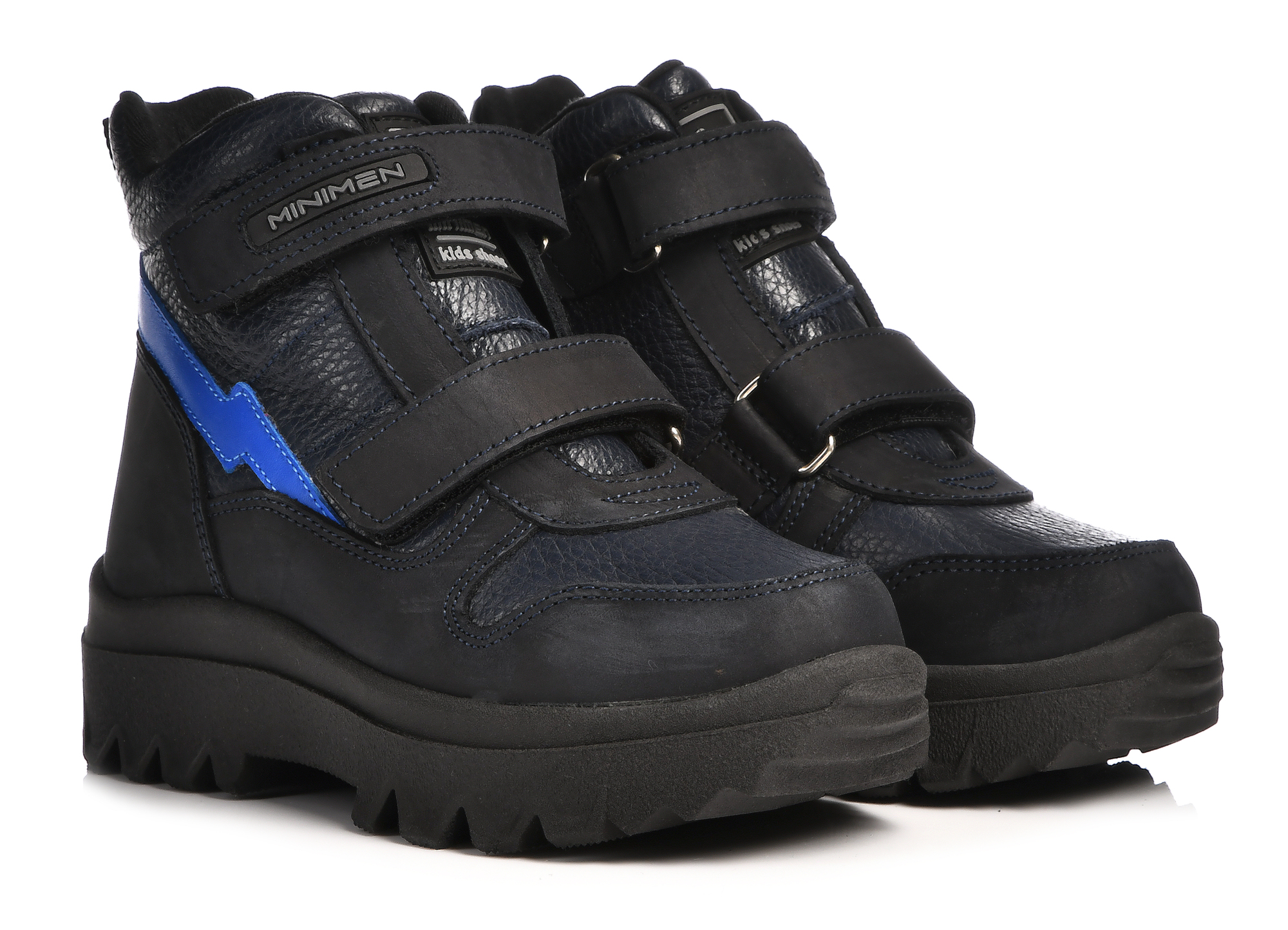 Ботинки Minimen для мальчиков, тёмно-синие, размер 29, 2647-53-23B-02