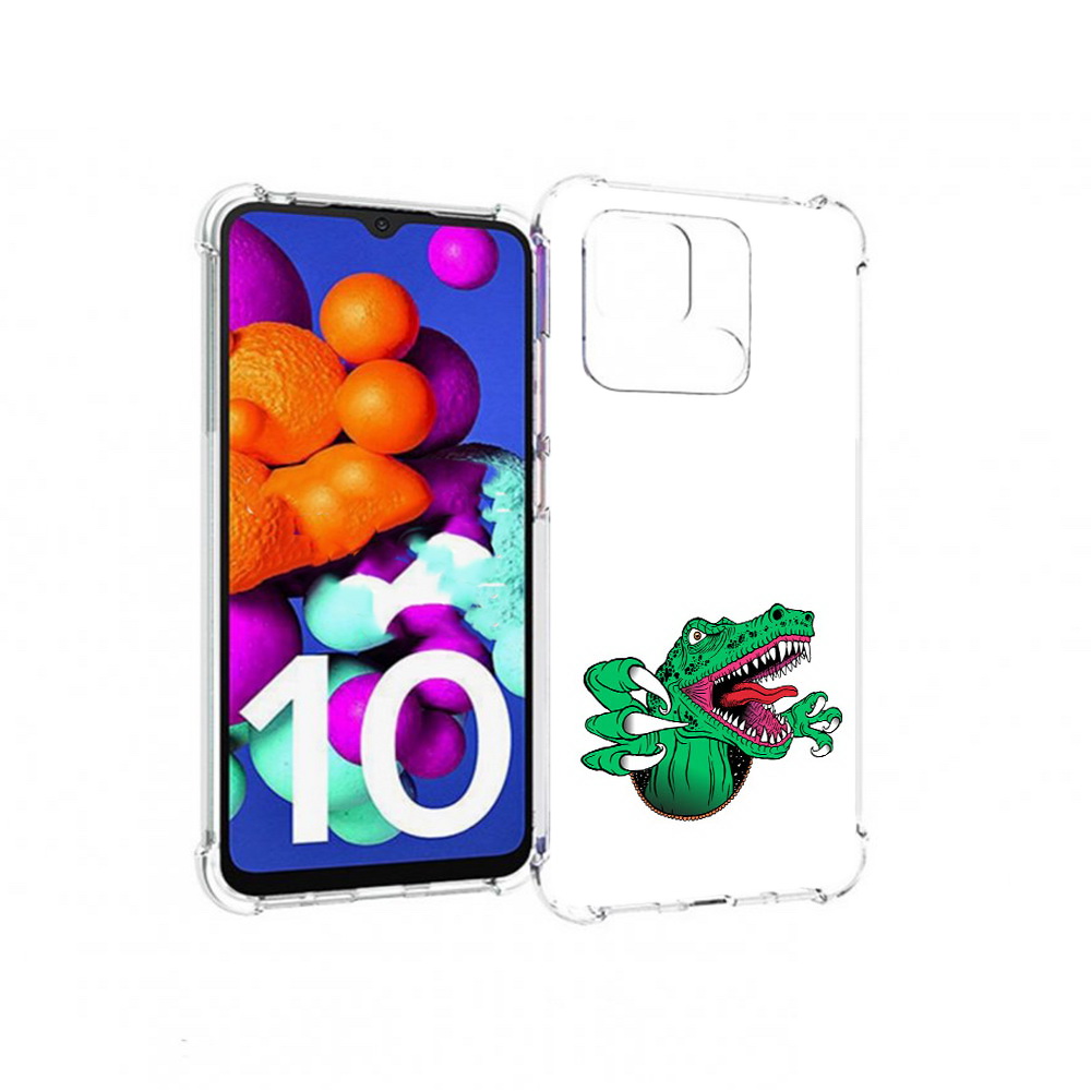 

Чехол MyPads Tocco для Xiaomi Redmi 10C крокодил, Прозрачный, Tocco