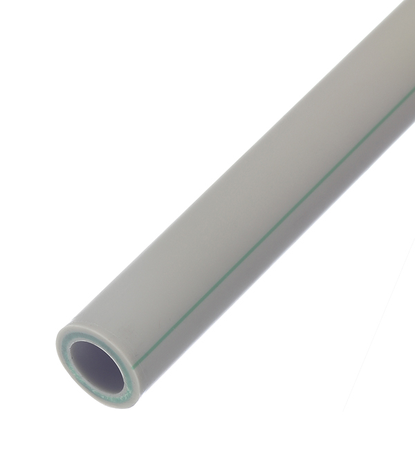 Труба полипропиленовая FV-PLAST Faser Hot (AA113025004) армированная 25х2000 мм PN28 серая полипропиленовая труба fv plast