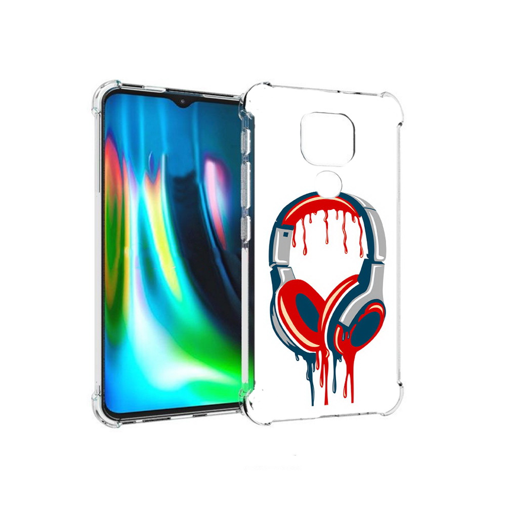 

Чехол MyPads Tocco для Motorola Moto E7 Plus не делай громко (PT155921.339.517), Прозрачный, Tocco