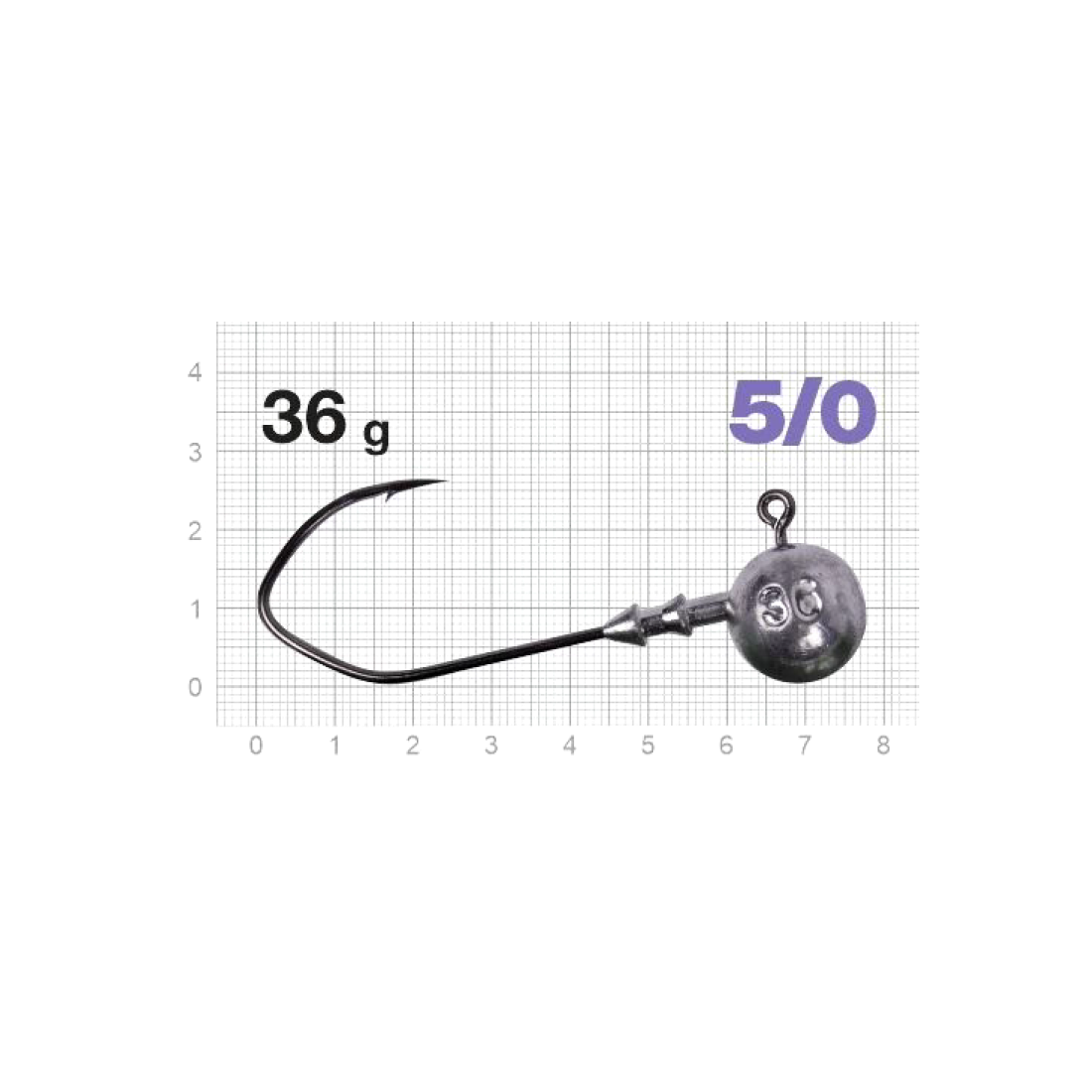 

Джиг-головки Nautilus CLAW NC-1021 крючок 5/0, 36гр (3шт), Серебристый;черный, 1021-36