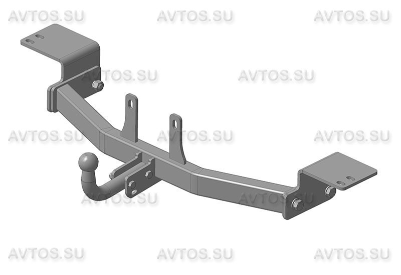 

Фаркоп для Toyota Land Cruiser J120 Prado 2002-2009, зап.колесо снизу (без электрики) (пас