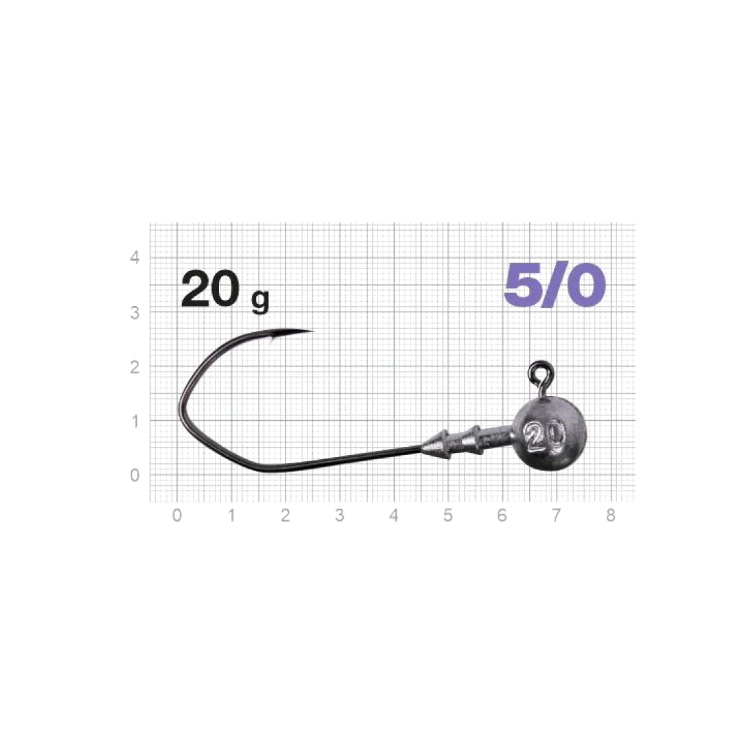 

Джиг-головки Nautilus CLAW NC-1021 крючок 5/0, 20гр (3шт), Серебристый;черный, 1021-20