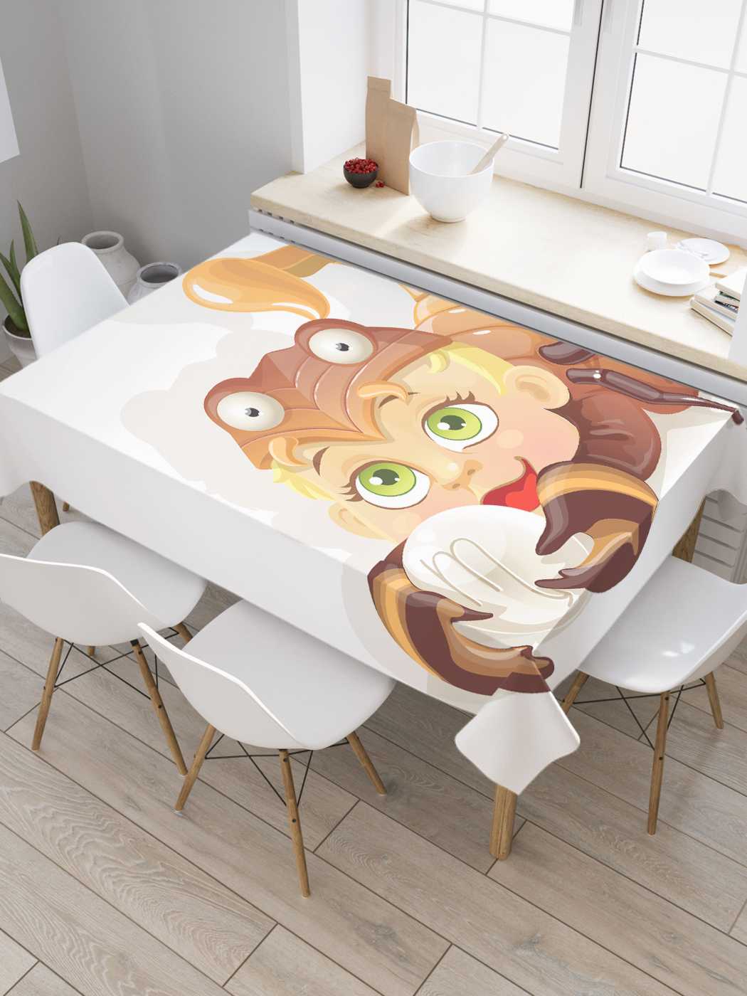 

Скатерть прямоугольная JoyArty "Улыбчивый скорпион" из оксфорда, 120x145 см, Улыбчивый скорпион