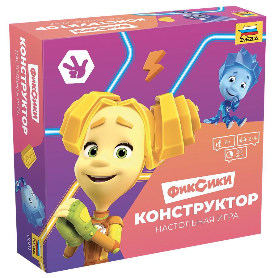 

Настольная игра ZVEZDA Фиксики. Конструктор, 8881з