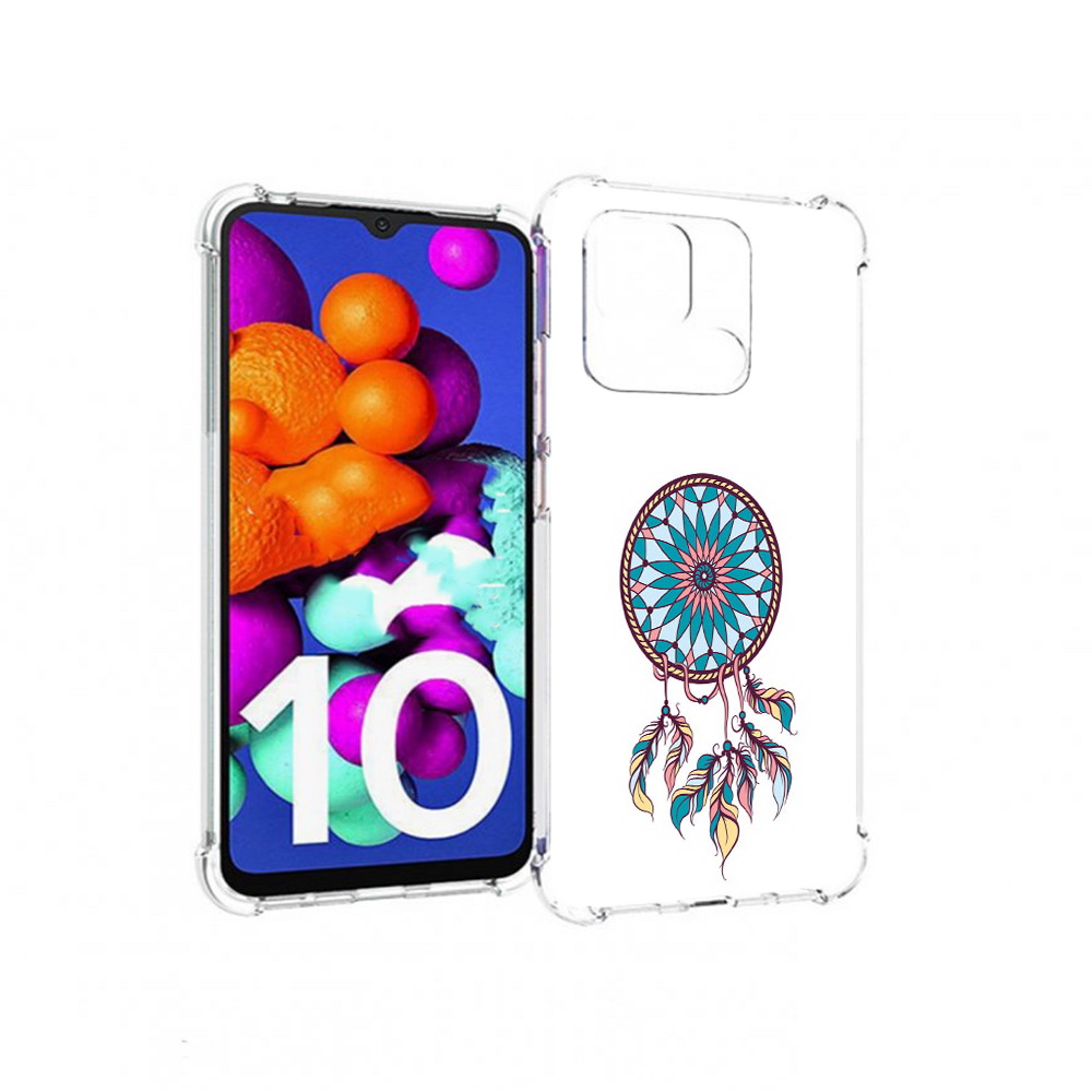 

Чехол MyPads Tocco для Xiaomi Redmi 10C ловец снов синий, Прозрачный, Tocco