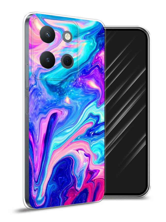 

Чехол Awog на Vivo Y36 4G "Потеки краски", Розовый, 269250-1