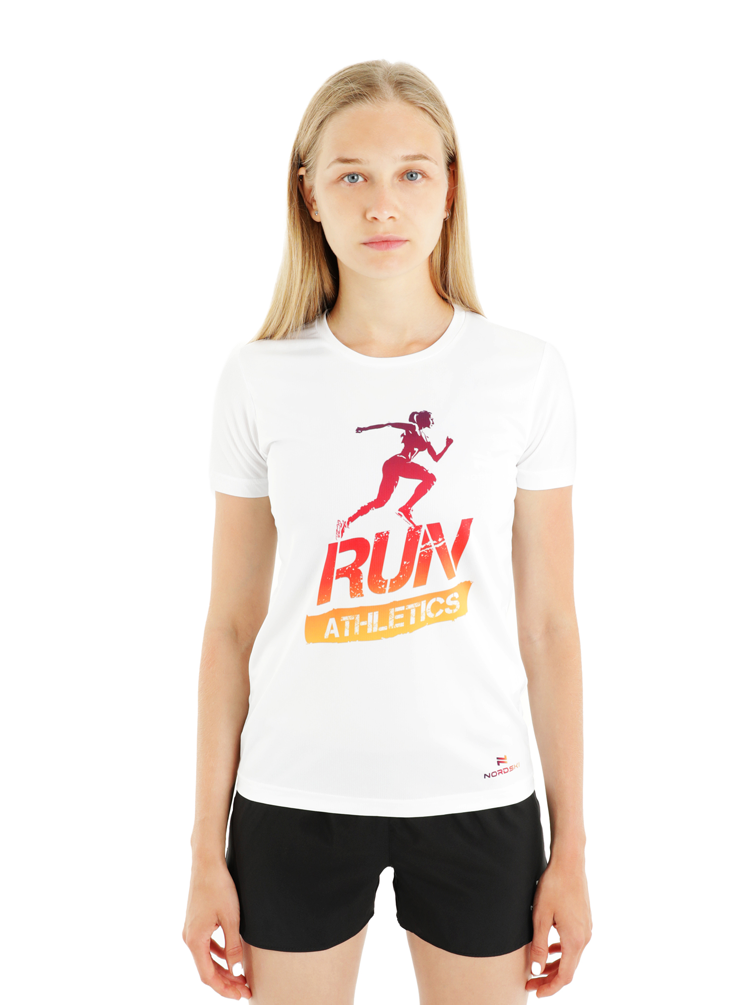 

Футболка женская NordSki Run W белая 42, Run W
