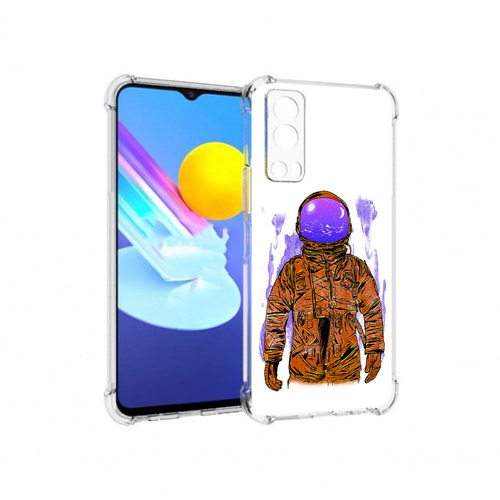 

Чехол MyPads Tocco для Vivo Z3 нарисованный мужчина в скафандре (PT226973.411.510), Прозрачный, Tocco