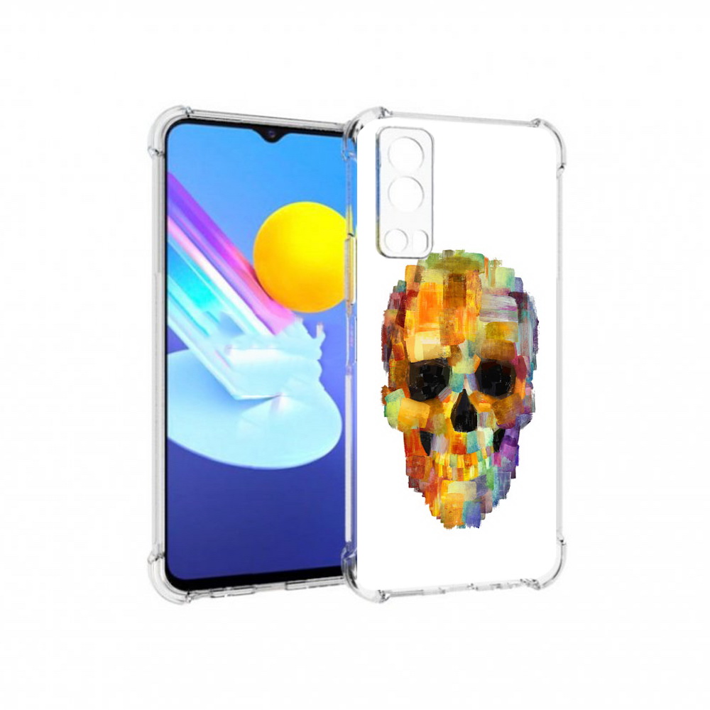 

Чехол MyPads Tocco для Vivo Z3 нарисованный череп (PT226973.411.516), Прозрачный, Tocco