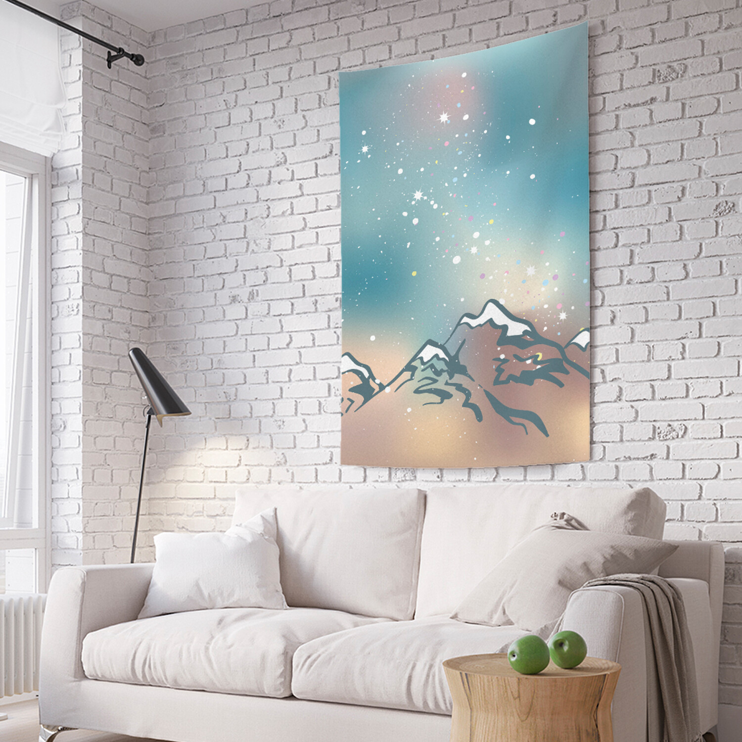 

Вертикальное фотопанно на стену JoyArty Зима в горах 150x200 см, Зима в горах