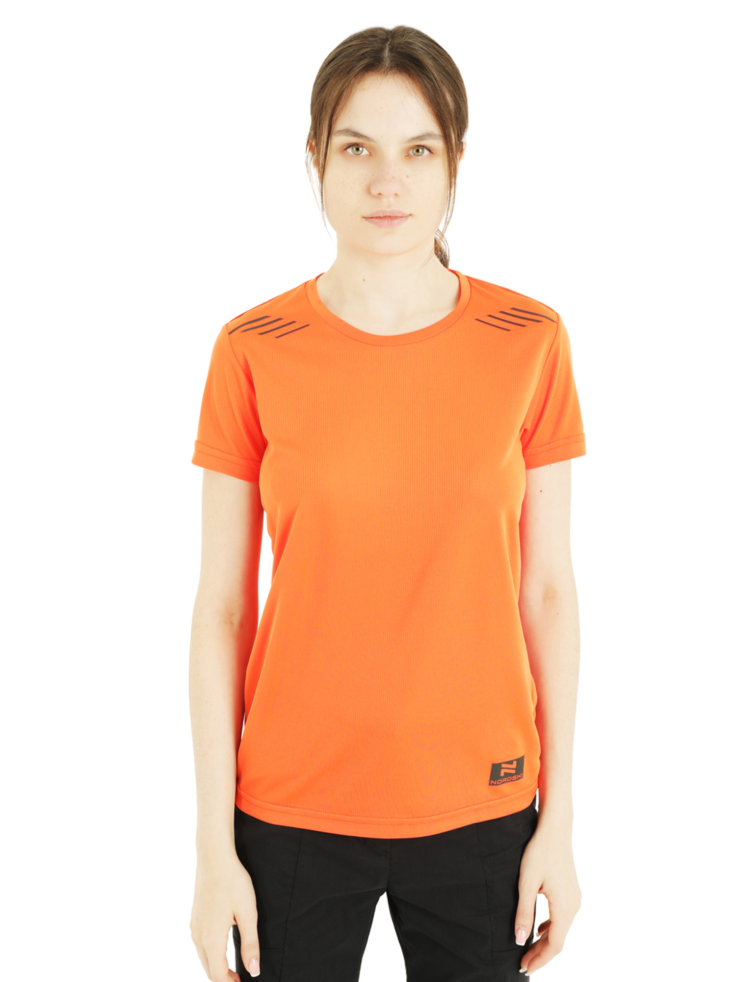

Футболка женская NordSki Run W оранжевая 38, Run W