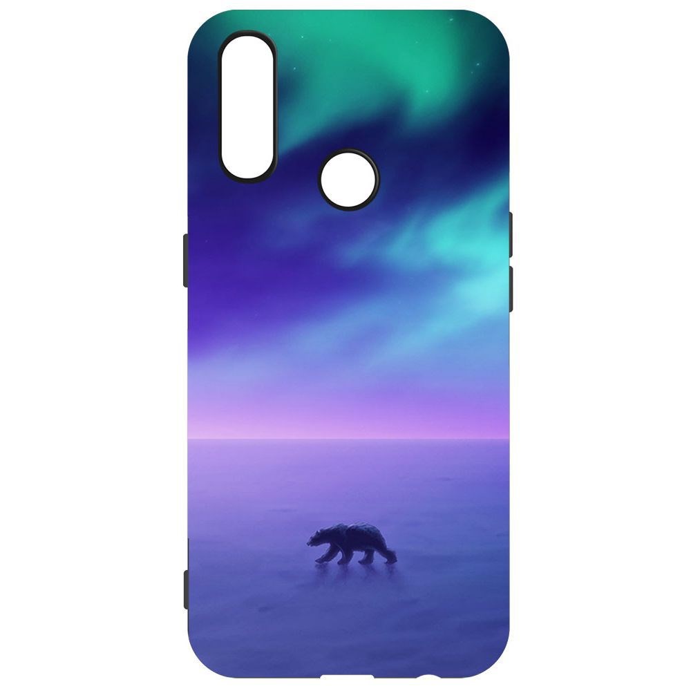

Чехол-накладка Krutoff Софт Кейс Северное Сияние для Oppo A31 черный