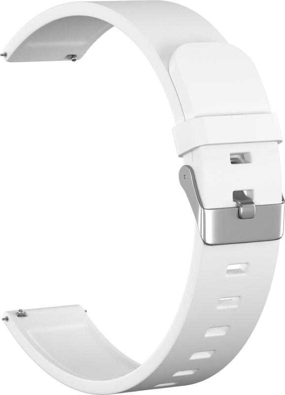 

Ремешок силиконовый GSMIN Elate 20 для Amazfit Bip / Bip Lite (Белый), Черный