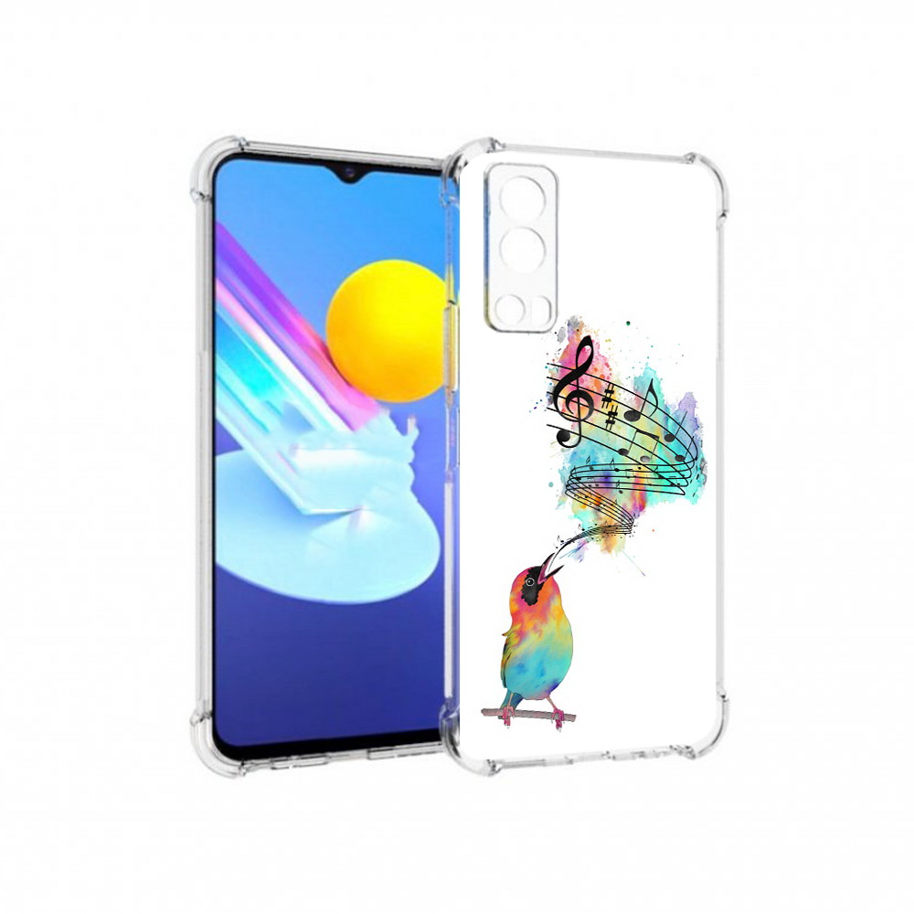 

Чехол MyPads Tocco для Vivo Z3 певчая птичка (PT226973.411.536), Прозрачный, Tocco