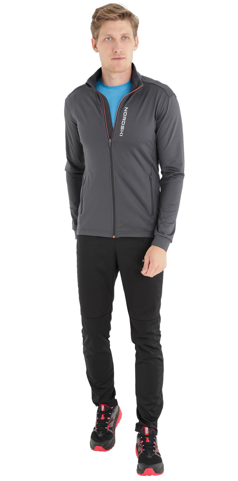 

Толстовка мужская NordSki Layer серая S, Layer