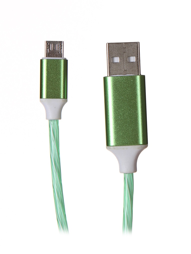 

Аксессуар Ainy FA-179H USB - MicroUSB 1m Green, FA-179H