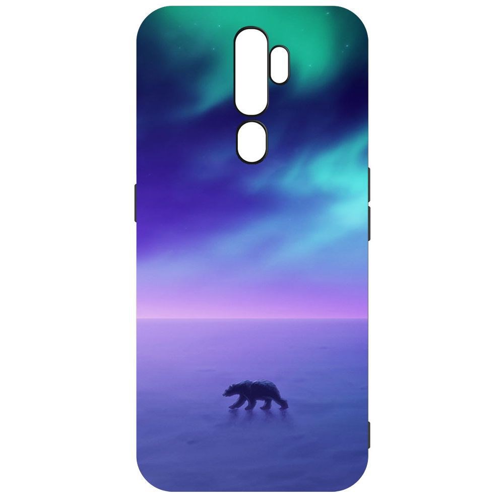 

Чехол-накладка Krutoff Софт Кейс Северное Сияние для Oppo A5 (2020) черный