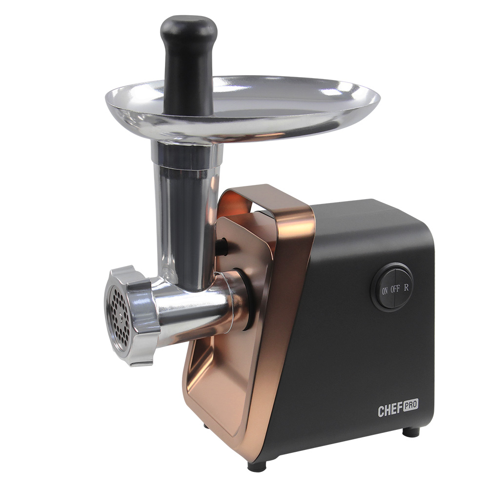 

Электромясорубка CHEF PRO CF-MG1450D 4000 Вт золотистый, черный, CF-MG1450D