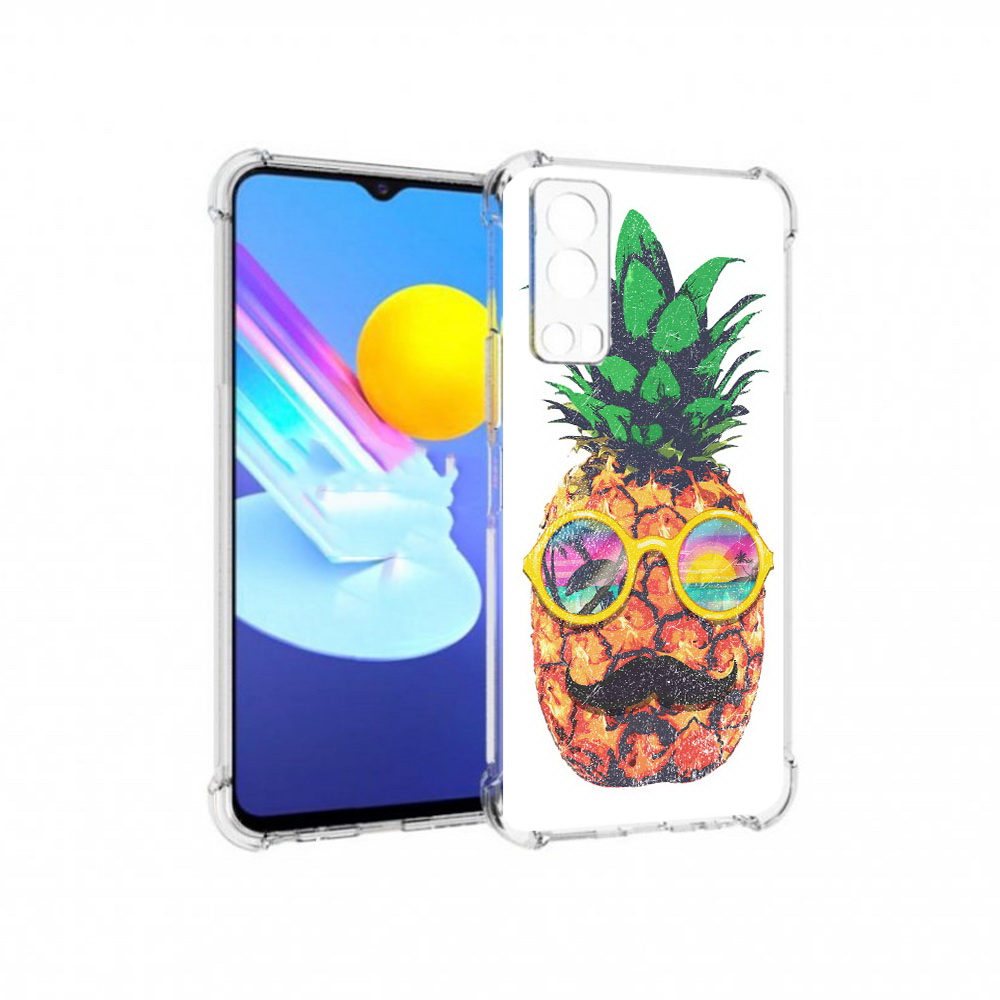 

Чехол MyPads Tocco для Vivo Z3 прикольный ананас с лицом (PT226973.411.556), Прозрачный, Tocco