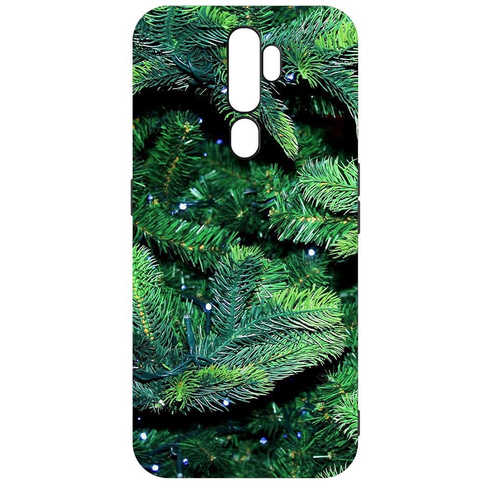 

Чехол-накладка Krutoff Софт Кейс Еловые лапки для Oppo A9 (2020) черный