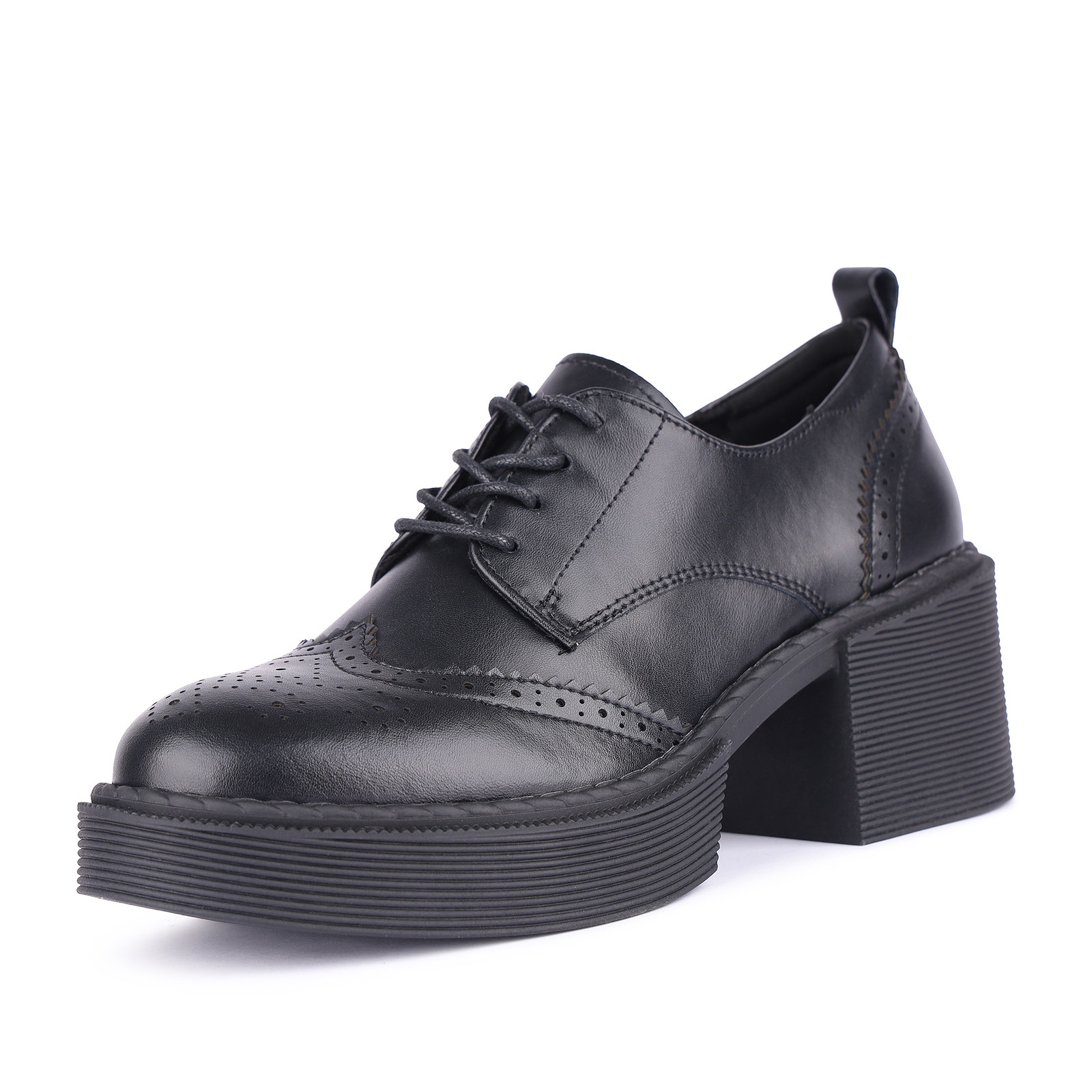 

Полуботинки женские ZENDEN 163-41WK-011VT черные 40 RU, Черный, 163-41WK-011VT