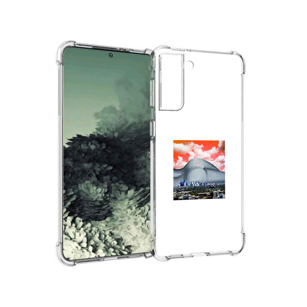 

Чехол MyPads Tocco для Samsung Galaxy S21+ город с девушкой на фоне (PT157355.533.297), Прозрачный, Tocco